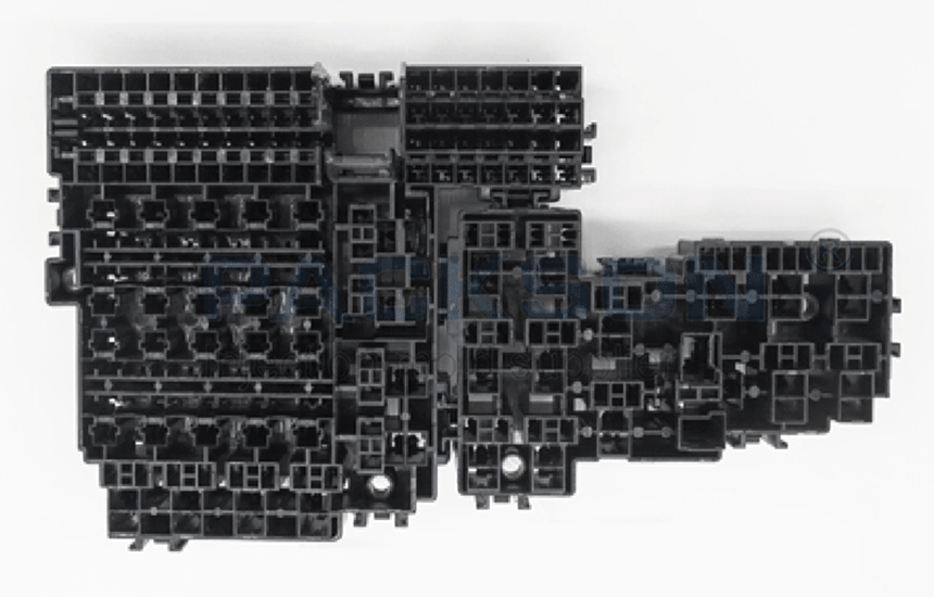 Part Name:Connector | Material:PA66+30%GF |
Finish:Technical Polishing |
Tolerance:±0.01mm-0.03mm
Cav:1*1